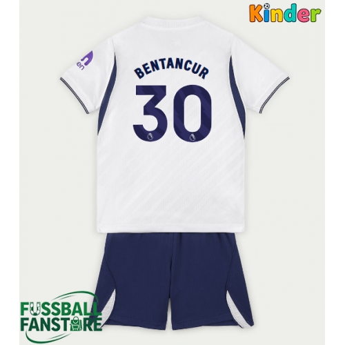 Tottenham Hotspur Rodrigo Bentancur #30 Replik Heimtrikot Kinder 2026-27 Kurzarm (+ Kurze Hosen)